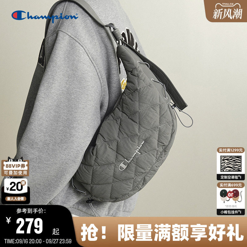 Champion冠军绗缝单肩包图片