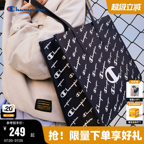 Champion冠军满印老花托特包
