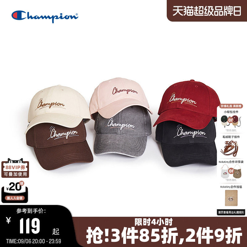 Champion冠军美式复古鸭舌帽图片