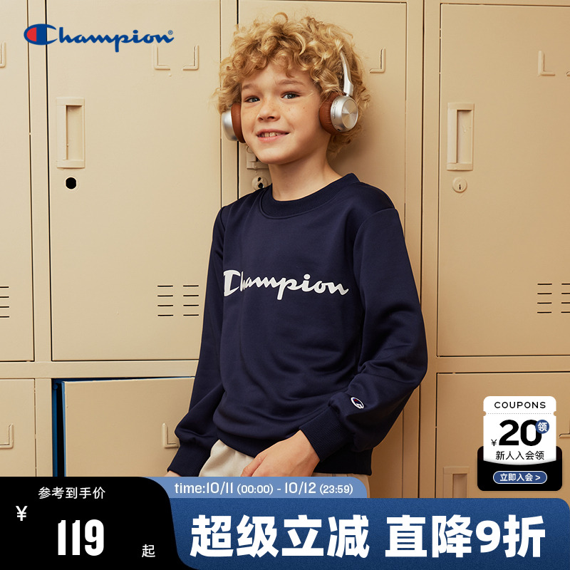 Champion冠军经典复古圆领卫衣