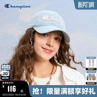 Champion冠军26春季 棒球帽男女情侣休闲鸭舌帽子红色运动潮流 新款
