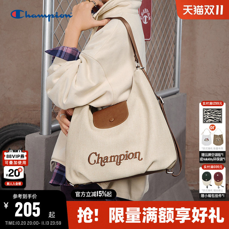 Champion冠军单肩包26夏季新款女通勤腋下流浪包大容量休闲hobo包