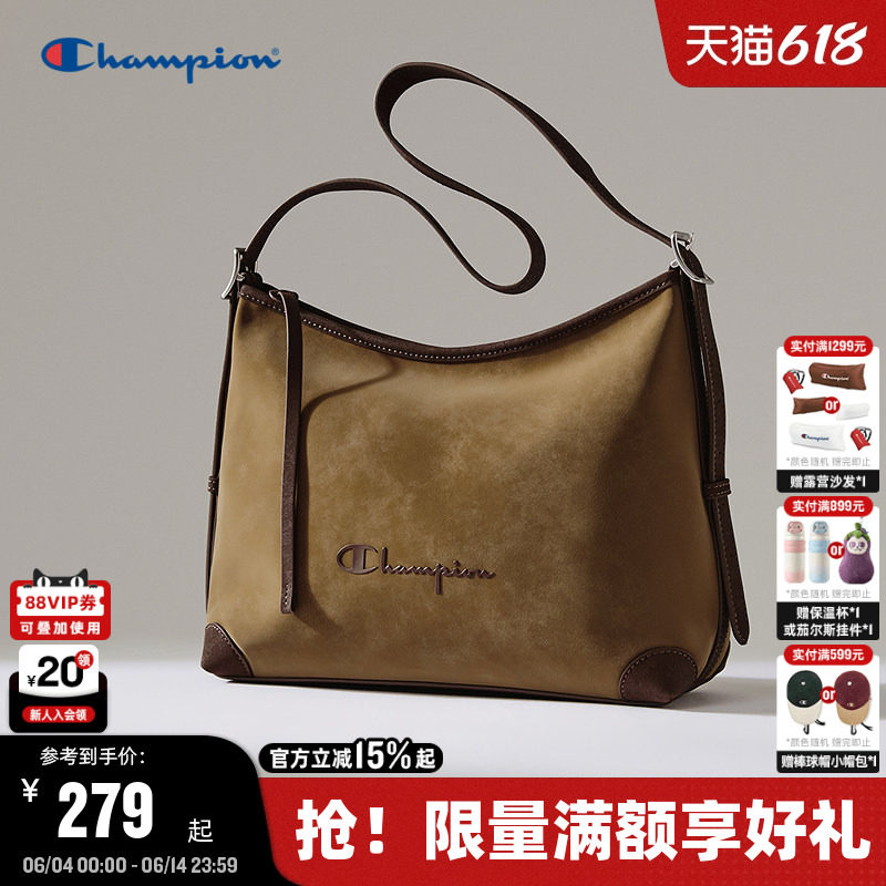 Champion冠军腋下单肩包26夏季新款女高级质感hobo包大容量斜挎包