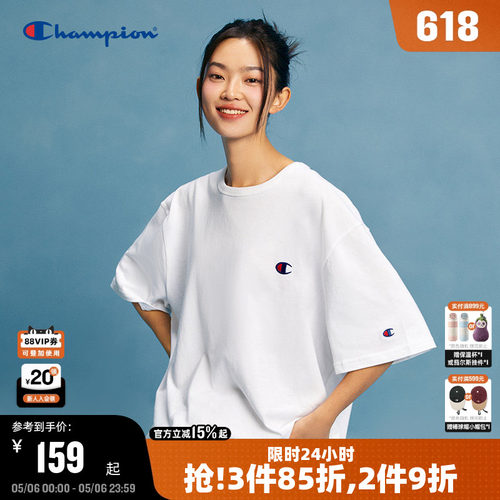 Champion冠军圆领短袖T恤