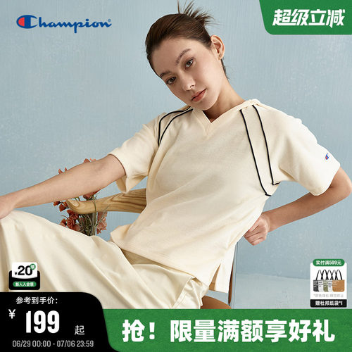 Champion冠军灯芯绒polo衫
