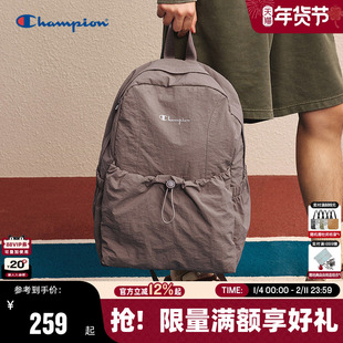 Champion冠军双肩包女2026春季新款书包男户外背包校园轻便通勤包