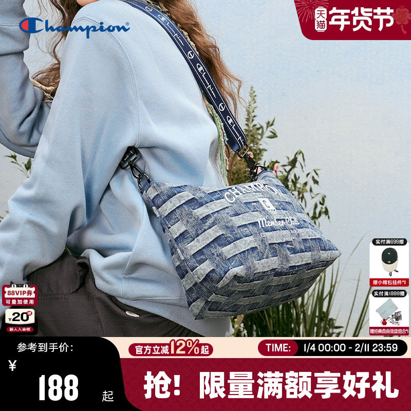 Champion冠军斜挎包25秋冬新款幸运饼干包女时尚腋下包通勤单肩包