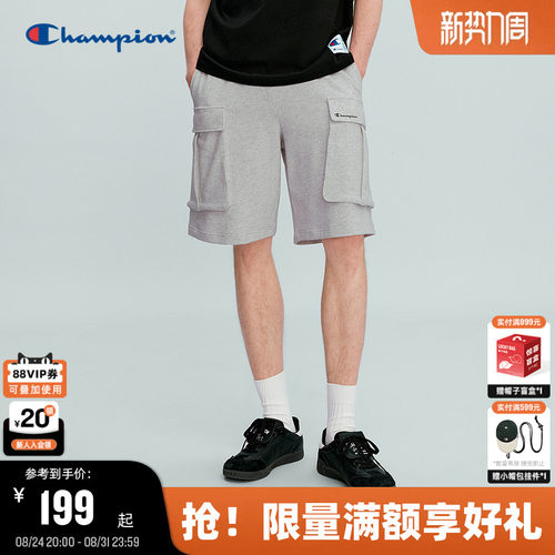 Champion冠军工装五分短裤