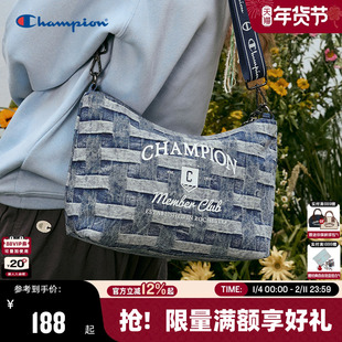 Champion冠军单肩包2025秋冬新款幸运饼干男女情侣休闲斜挎包潮流