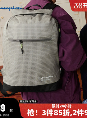 Champion冠军双肩包2026春季新款女漫野卷顶包男情侣休闲通勤潮流