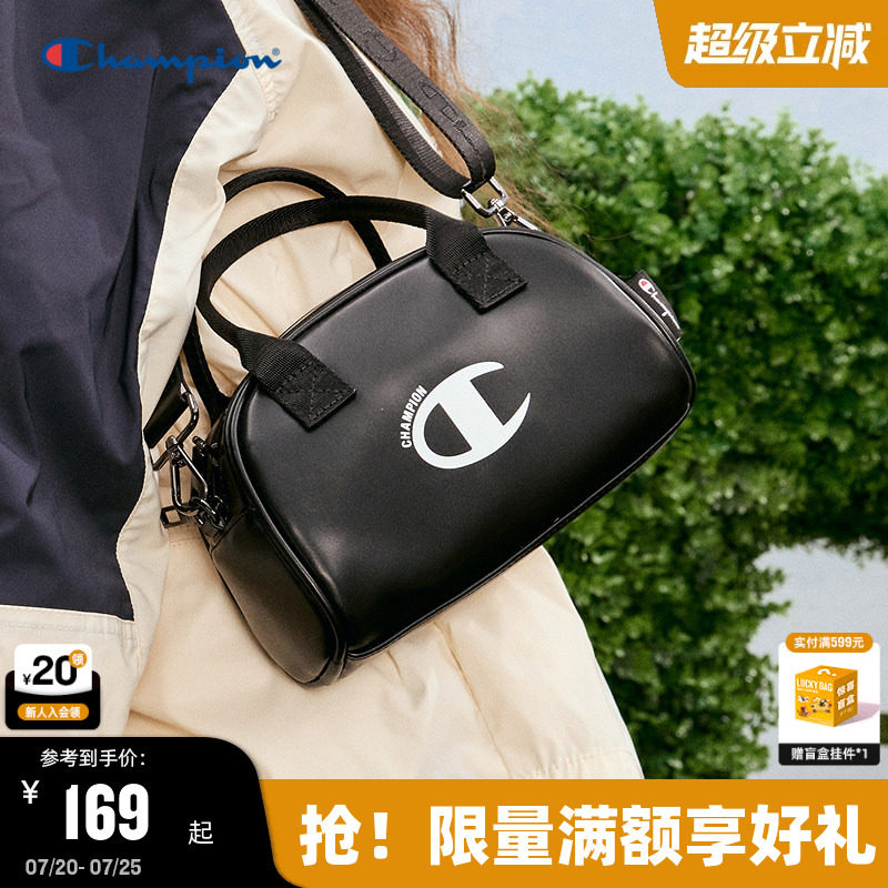 Champion冠军保龄球包女2025秋冬季新款潮牌休闲斜挎包单肩手拎包