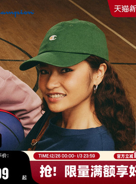 Champion冠军棒球帽25秋冬新款时尚刺绣鸭舌帽女潮流运动帽男遮阳