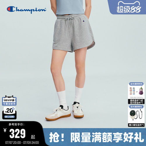 Champion冠军短裤女针织