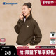 Champion冠军半拉链卫衣女2025秋季 新款 空气层爱心logo立领休闲潮