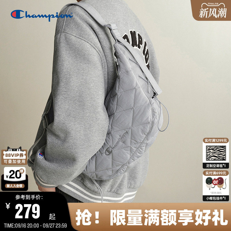 Champion冠军绗缝单肩包