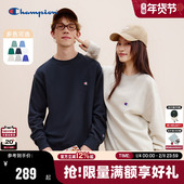 刺绣经典 Champion冠军卫衣男025秋季 新款 小C圆领套头上衣情侣风潮