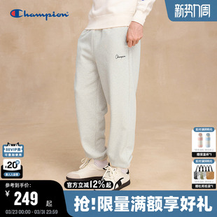 潮流刺绣logo女长裤 Champion冠军束脚卫裤 美式 新品 潮牌 男2025秋季