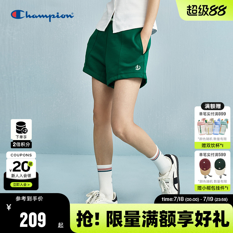 Champion冠军美式潮流运动短裤