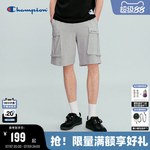 Champion冠军工装五分短裤