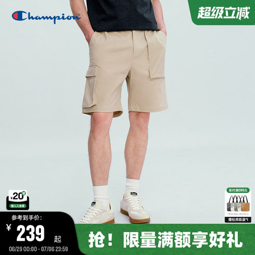 Champion冠军工装风短裤