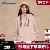 美式 Champion冠军加绒连帽麒麟臂卫衣男2025冬季 新款 风半拉链上衣