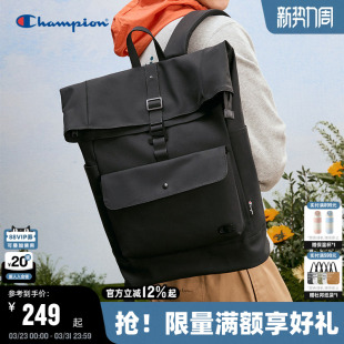 Champion冠军双肩包春季 男休闲通勤电脑包女校园书包休闲商务背包