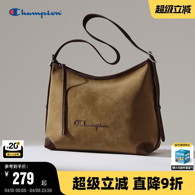 Champion冠军腋下单肩包26春季新款女高级质感hobo包大容量斜挎包