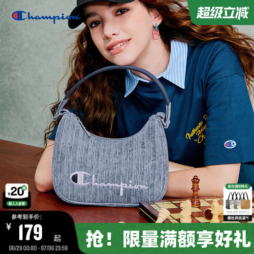 Champion冠军腋下包字母刺绣