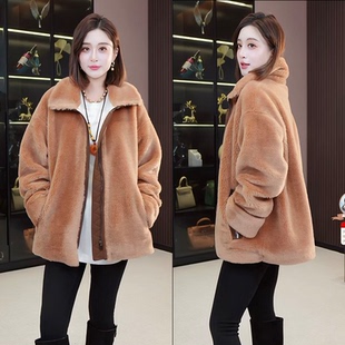 A515针织包边泰迪短大衣 辰大嗓严选