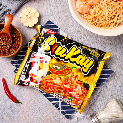 越南进口ACECOOK泡面泰式风味干拌火鸡面快餐袋装方便面夜宵速食