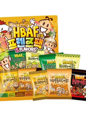 韩国进口汤姆农场芭蜂蜂蜜黄油扁桃仁杏仁200g坚果零食挚友大礼包