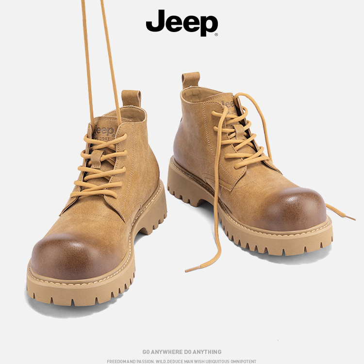 大头靴奇头德比鞋jeep吉普大黄靴