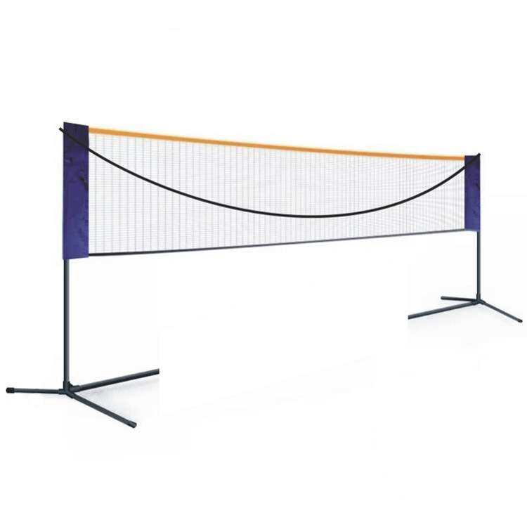 式羽毛球网架简易式羽毛球柱可折叠室内外家用多功能支架