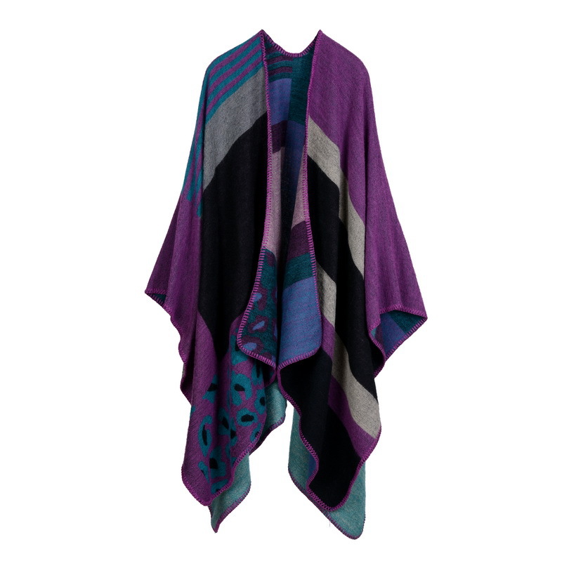 street scarf split thick shawl cloak