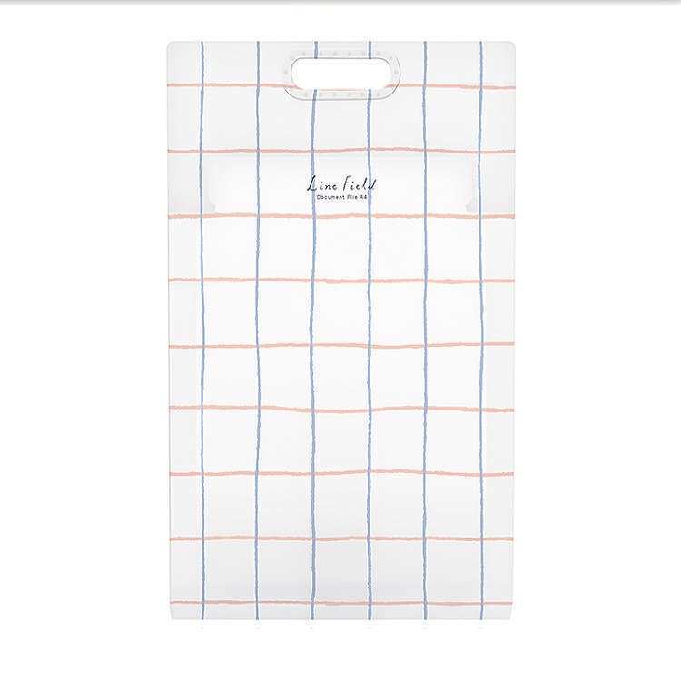 KOKUYO国誉格子印象竖款风琴包文件资料收纳 可放置于书包中