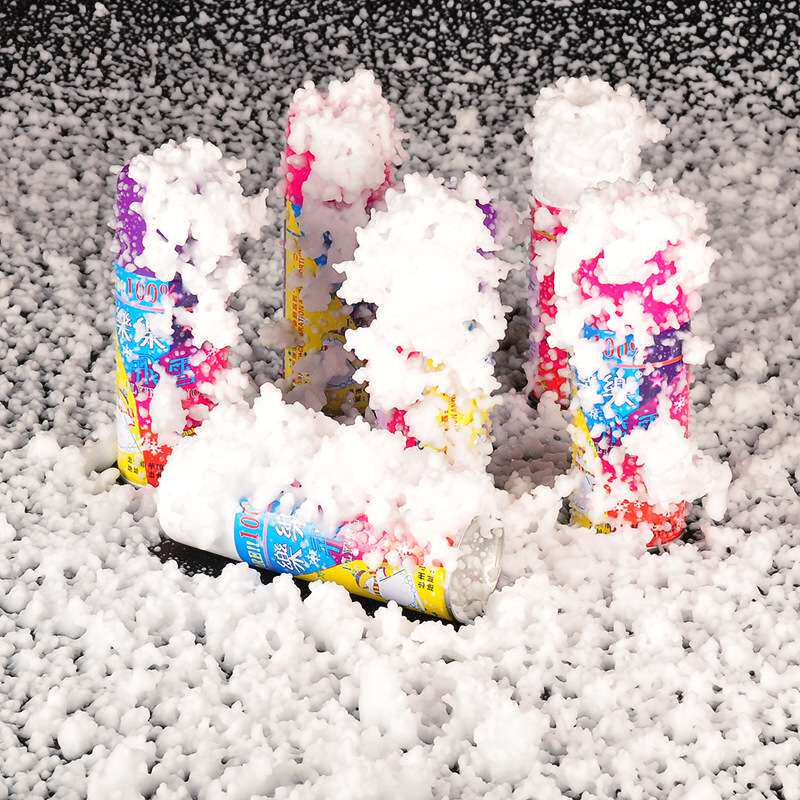 圣诞树节人造雪花喷雾喷彩带丝喷带喷飞雪喷雪花喷雪罐漆泡沫喷射