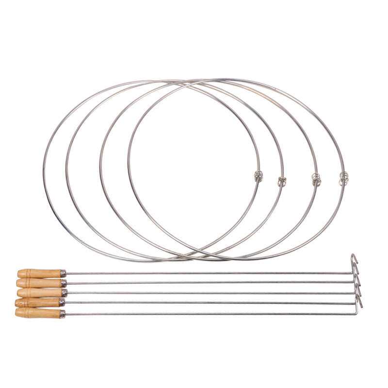 cm实心滚铁环传统怀旧推铁环大号银色滚动有声圈环民间健身玩具