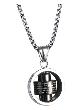 转运珠钛钢项链男士颈链女毛衣链