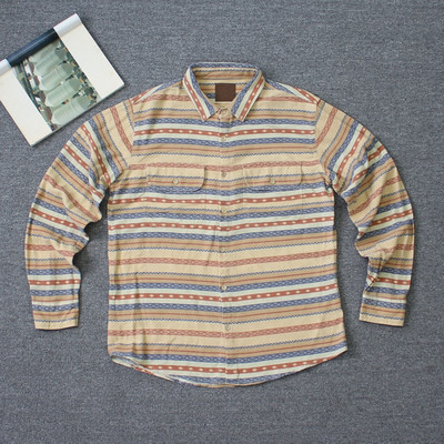 美式休闲  图腾复古 男装衬衫  D3  we shi today