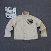 乐福佬仁双啊男装 D20 today 竖坑纹复古猫13刺绣甲板服夹克we shi