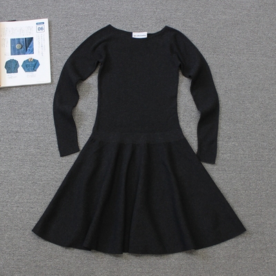 乐福佬仁女装 修身圆领针织连衣裙we shi today 95