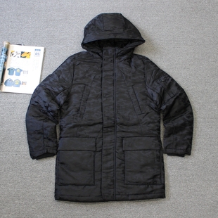 水客男装 迷彩连帽宽松羽绒服we shi today F32