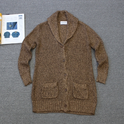 乐福佬仁女装 麻料+真丝混织针织外套we shi today 15