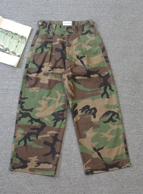 乐福佬仁 又又 迷彩 女装直筒休闲裤 we shitoday
