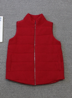 米国成衣品拍女装 IDEAL拉链 立领夹棉马甲we shi today 84