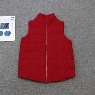 米国成衣品拍女装 IDEAL拉链 立领夹棉马甲we shi today 84