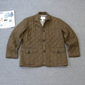 夹薄棉 复古军绿翻领羊毛夹克外套we shi 澳喂丝男装 today