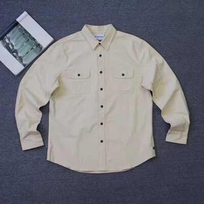 乐福佬仁齐下副线 男装棉质 长袖衬衫 we shi today