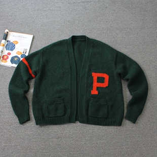 乐福佬仁女装 小厚 图案针织外套 扣子后配 瑕疵we shi today