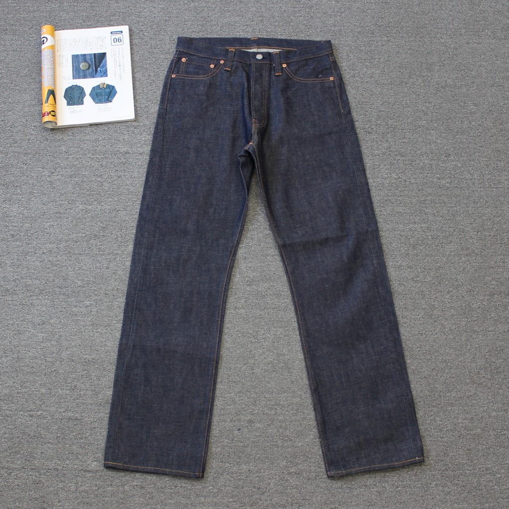 老板自留两条 鼎级蓝染面料鼎极做工 原浆赤耳牛仔裤weshitodayF8